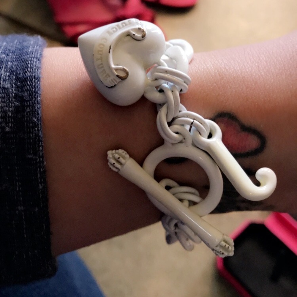 Juicy Couture white washed bracelet